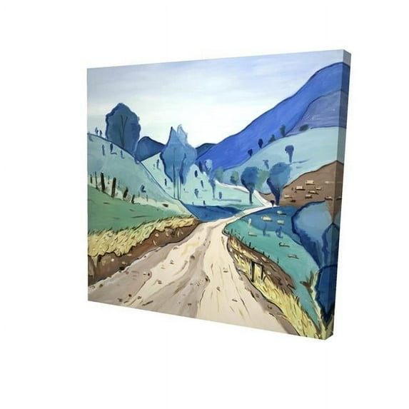 Begin Home Decor 2080-3232-LA136 32 x 32 in. Tuscany Trail-Print on Canvas