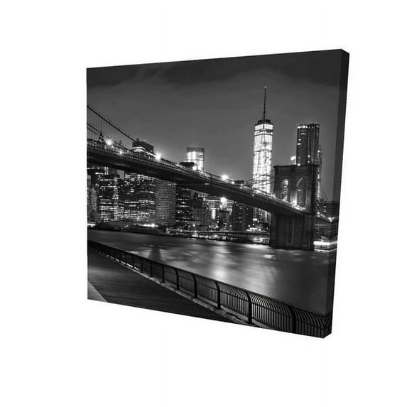 Begin Home Decor 2080-3232-PH13-1 32 x 32 in. City Under The Night-Print on Canvas