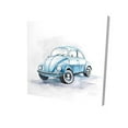 thumbnail image 1 of Begin Home Decor 2080-3232-TR52 32 x 32 in. Beetle Blue Car-Print on Canvas, 1 of 1