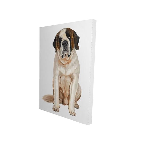 Begin Home Decor 2080-3624-AN503-6 24 x 36 in. Saint Bernard Canvas Wall Art - Home Decor for Pet Lovers