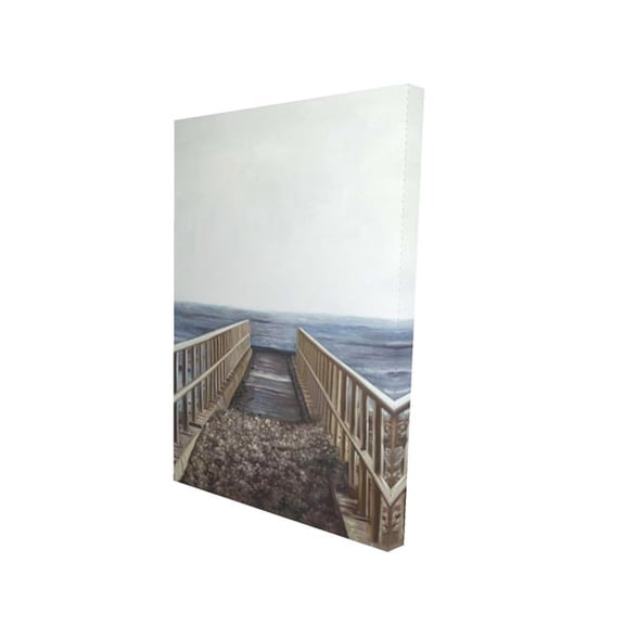 Begin Home Decor 2080-3624-CO134 24 x 36 in. Relaxing Beach - Coastal Bedroom Canvas for Home Decor
