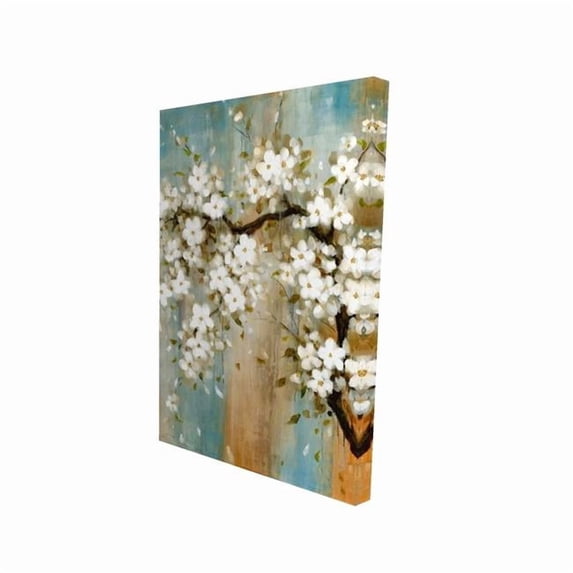 Begin Home Decor 2080-3624-FL79 24 x 36 in. Relaxing Cherry Blossoms - Living Room Flowers Canvas Art