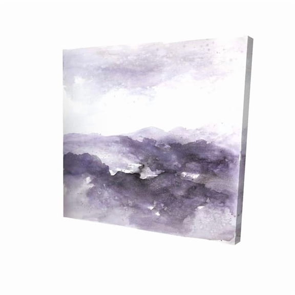 Begin Home Decor 2080-3636-AB72 36 x 36 in. Purple Cloud - Abstract Office Canvas for Home Decor Ideas