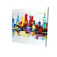 thumbnail image 1 of Begin Home Decor 2080-3636-CI166 36 x 36 in. Abstract & Colorful City - Modern Canvas for Home Decor, 1 of 1