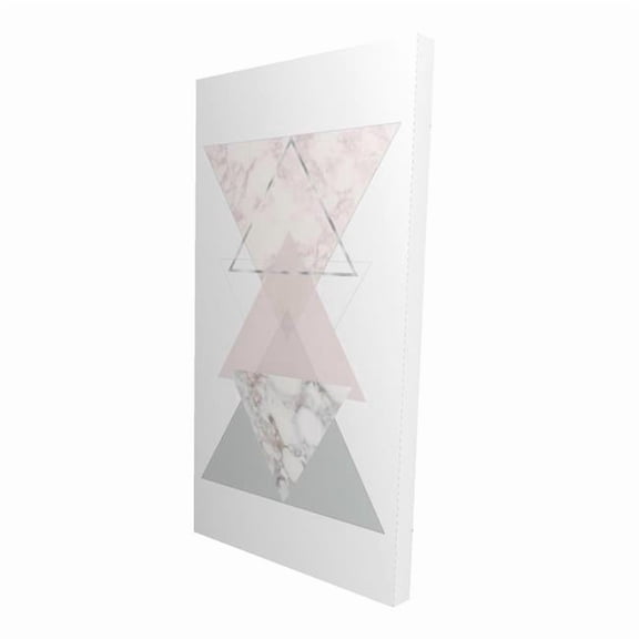 Begin Home Decor 2080-4824-PA2 24 x 48 in. Geometric Art - Patterns Gray Canvas for Home Decor