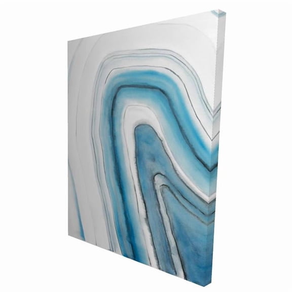 Begin Home Decor 2080-4836-AB39 36 x 48 in. Round Geode - Abstract Minerals Canvas for Home Decor