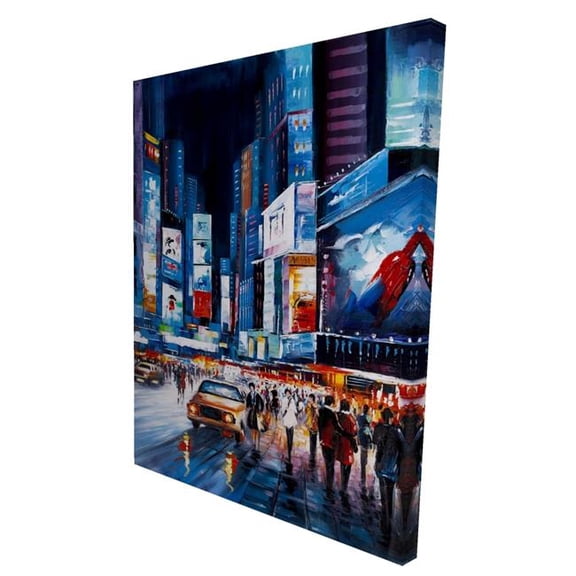 Begin Home Decor 2080-4836-CI183 36 x 48 in. Times Square Perspective - Office Places Canvas for Home Decor