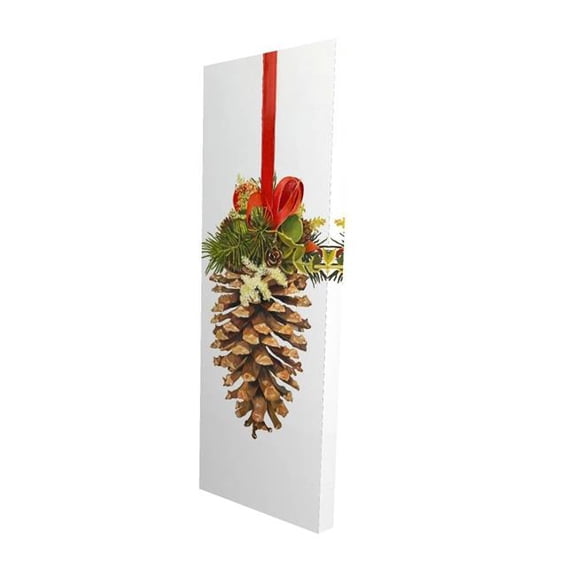Begin Home Decor 2080-6020-HO12 20 x 60 in. Christmas Pine Cone - Holiday Kitchen Canvas Home Decor