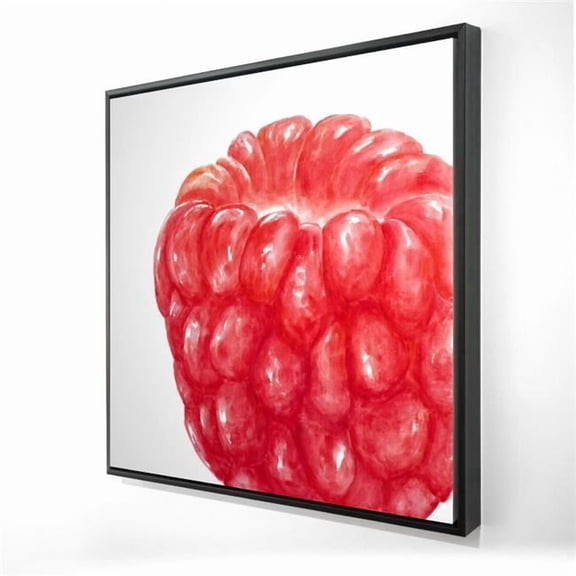 Begin Home Decor 2081-2424-GA76 24 x 24 in. Raspberry Canvas Art - Gastronomy Kitchen Decor - Home Wall Art