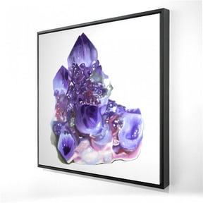 Begin Home Decor 2081-2424-MI79-1 24 x 24 in. Amethyst Purple Bedroom Modern Framed Canvas - Home Decor