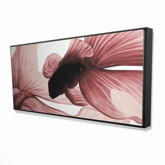 Begin Home Decor 2081-2448-AN176-1 24 x 48 in. Two Red Betta - Aquatic Animals Canvas Art for Home Decor