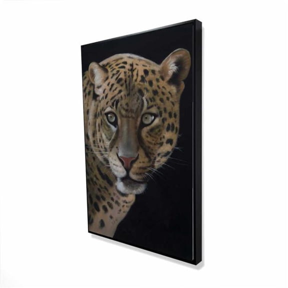 Begin Home Decor 2081-3624-AN418 24 x 36 in. Realistic Fierce Leopard - African Canvas Art for Home Decor