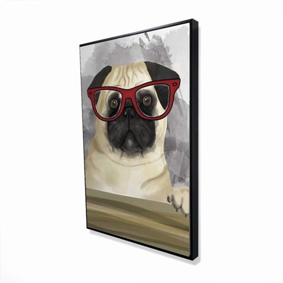 Begin Home Decor 2081-3624-AN95 24 x 36 in. Geek Carlin Animals Bedroom Canvas - Stylish Home Decor