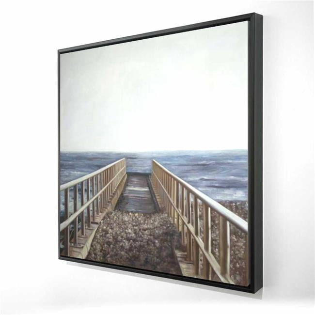 Begin Home Decor 2081-3636-CO134 36 x 36 in. Relaxing Beach - Marine ...