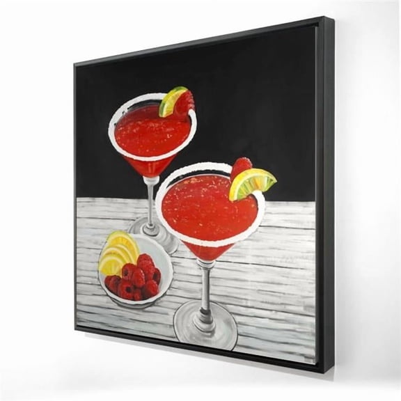 Begin Home Decor 2081-3636-GA41 36 x 36 in. Two Cosmopolitan Kitchen Food Canvas - Home Decor Art