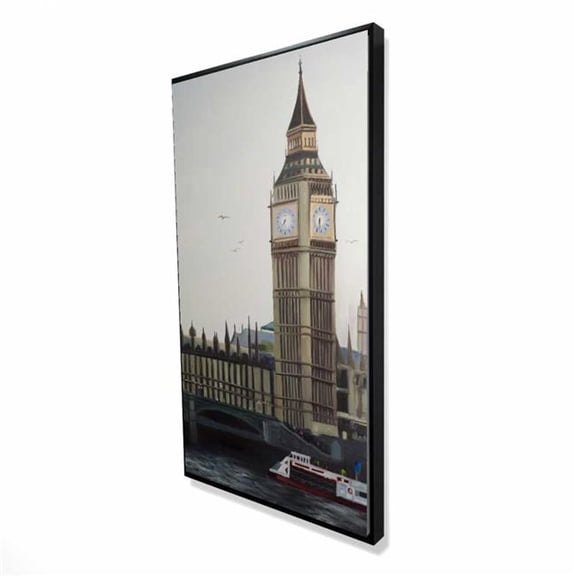 Begin Home Decor 2081-4824-CI259 24 x 48 in. Big Ben Clock Elizabeth Tower Canvas - Architecture Office