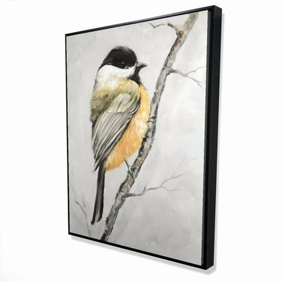 Begin Home Decor 2081-4836-AN277 36 x 48 in. Small Coal Tit Bird Bedroom Canvas - Home Decor Art Print
