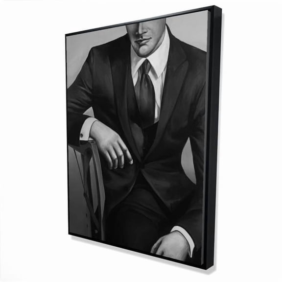 Begin Home Decor 2081-4836-FA1 36 x 48 in. Businessman - Office Figurative Framed Canvas - Home Decor