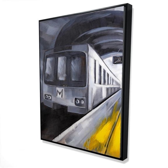 Begin Home Decor 2081-4836-TR26 36 x 48 in. Subway - Livingroom Transportation Framed Canvas Art for Home
