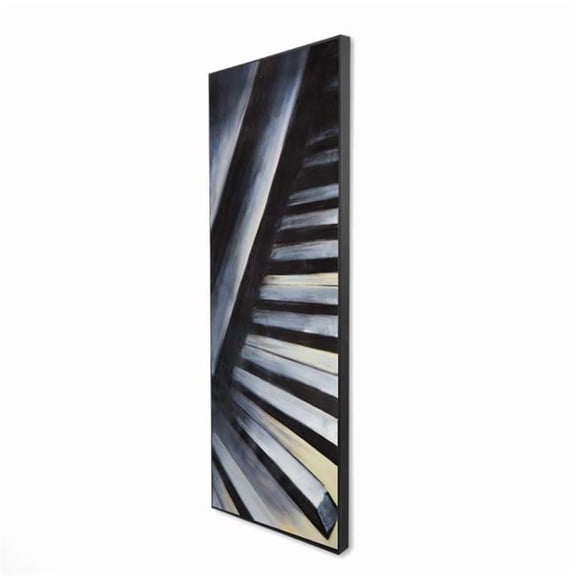 Begin Home Decor 2081-6020-MU28 20 x 60 in. Piano Keys - Modern Musical Framed Canvas for Home Decor