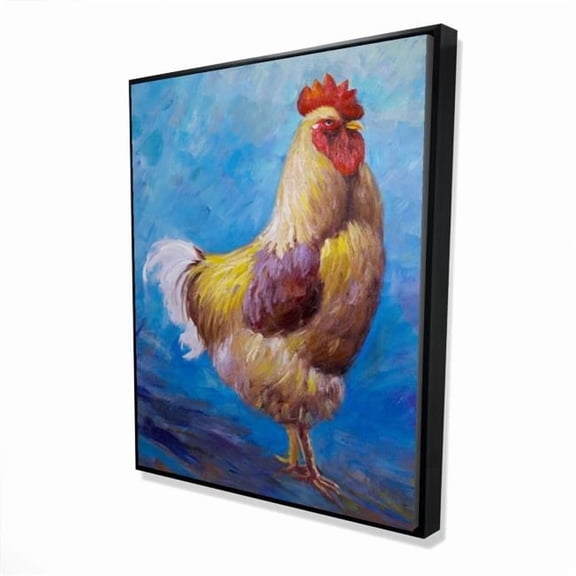 Begin Home Decor 2081-6048-AN200 48 x 60 in. Beautiful Rooster - Farmhouse Canvas Wall Art for Home Decor