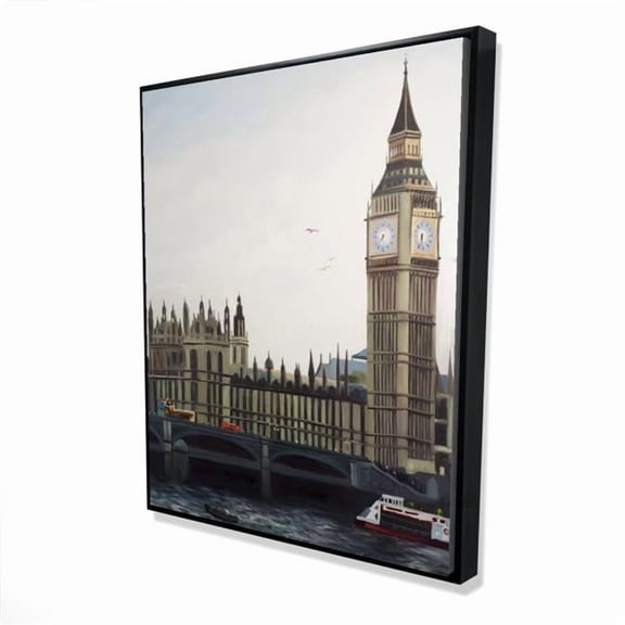 Begin Home Decor 2081-6048-CI259 48 x 60 in. Big Ben Clock Elizabeth Tower Canvas - Contemporary Home Decor
