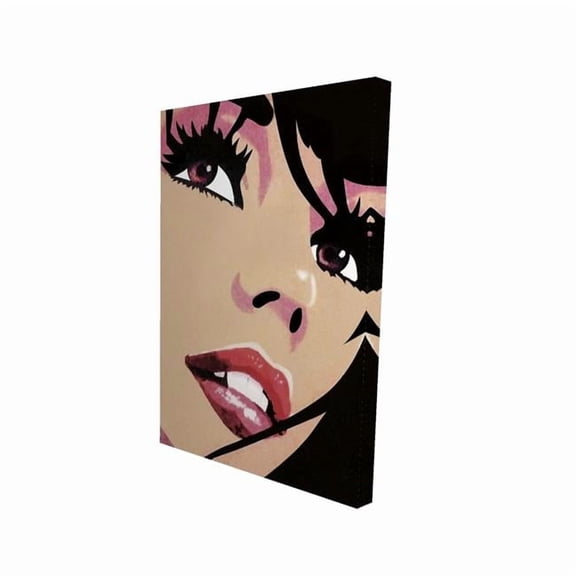 Begin Home Decor 24 x 36 in. Retro Woman Bedroom Canvas - Fatal Woman Home Decor Art