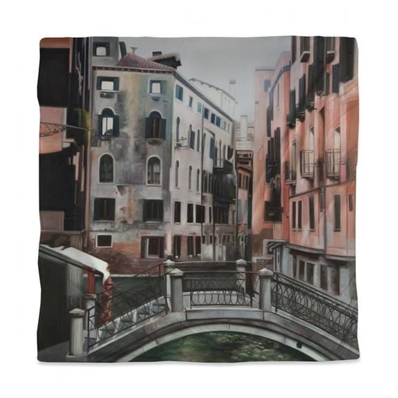 Begin Home Decor 3817-SWCQ-AR11 Venice Bohemian Queen Size Duvet Cover White Back for Home Decor