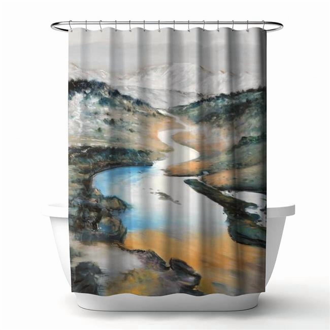 Begin Home Decor 4240-7174-LA94 71 x 74 in. Landscape Mountains Bedroom ...