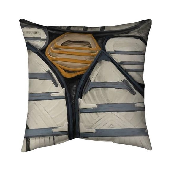 Begin Home Decor 5541-1616-CO70-2 16 x 16 in. Coastal Marine Canoes Pillow - Nautical Bathroom Home Decor