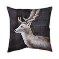 thumbnail image 1 of Begin Home Decor 5541-1818-AN127 18 x 18 in. Deer Profile View in the Dark-Double Sided Print Indoor Pillow, 1 of 1