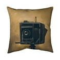 thumbnail image 1 of Begin Home Decor 5541-1818-AN164-1 18 x 18 in. Vintage Camera-Double Sided Print Indoor Pillow, 1 of 1