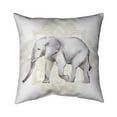 thumbnail image 1 of Begin Home Decor 5541-1818-AN390 18 x 18 in. Elephant on Mandalas-Double Sided Print Indoor Pillow, 1 of 1