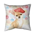 thumbnail image 1 of Begin Home Decor 5541-1818-CH5-1 18 x 18 in. Chihuahua Dog Artist-Double Sided Print Indoor Pillow, 1 of 1