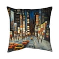 thumbnail image 1 of Begin Home Decor 5541-1818-CI343 18 x 18 in. View on Times Square-Double Sided Print Indoor Pillow, 1 of 1