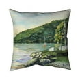 thumbnail image 1 of Begin Home Decor 5541-1818-CO125 18 x 18 in. Sailboat Day-Double Sided Print Indoor Pillow, 1 of 1