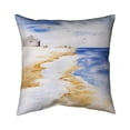 thumbnail image 1 of Begin Home Decor 5541-1818-CO13 18 x 18 in. House on the Beach-Double Sided Print Indoor Pillow, 1 of 1