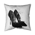 thumbnail image 1 of Begin Home Decor 5541-1818-FA35 18 x 18 in. Black Pumps-Double Sided Print Indoor Pillow, 1 of 1