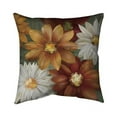 thumbnail image 1 of Begin Home Decor 5541-1818-FL15 18 x 18 in. Fall Colors Flowers-Double Sided Print Indoor Pillow, 1 of 1
