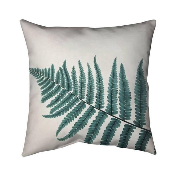 Begin Home Decor 5541-1818-FL262 18 x 18 in. Beautiful Fern-Double Sided Print Indoor Pillow