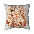 thumbnail image 1 of Begin Home Decor 5541-1818-FL267 18 x 18 in. Abstract Roses with Sepia Style-Double Sided Print Indoor Pillow, 1 of 1