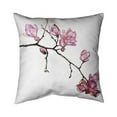 thumbnail image 1 of Begin Home Decor 5541-1818-FL312 18 x 18 in. Branch of Cherry Blossoms-Double Sided Print Indoor Pillow, 1 of 1