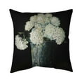 thumbnail image 1 of Begin Home Decor 5541-1818-FL358 18 x 18 in. White Hydrangea Flowers-Double Sided Print Indoor Pillow, 1 of 1