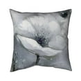 thumbnail image 1 of Begin Home Decor 5541-1818-FL42 18 x 18 in. Greyscale Flowers-Double Sided Print Indoor Pillow, 1 of 1