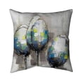 thumbnail image 1 of Begin Home Decor 5541-1818-FL72 18 x 18 in. Three Abstract Tulips-Double Sided Print Indoor Pillow, 1 of 1
