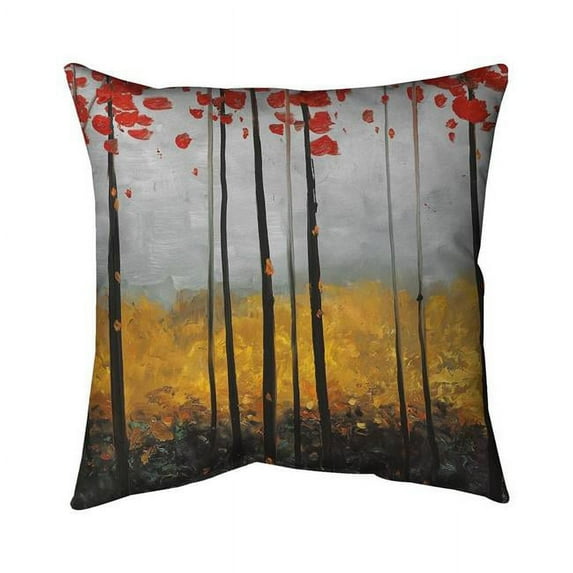 Begin Home Decor 5541-1818-LA110 18 x 18 in. Abstract Landscape-Double Sided Print Indoor Pillow