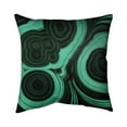 thumbnail image 1 of Begin Home Decor 5541-1818-MN4 18 x 18 in. Malachite Stone-Double Sided Print Indoor Pillow, 1 of 1