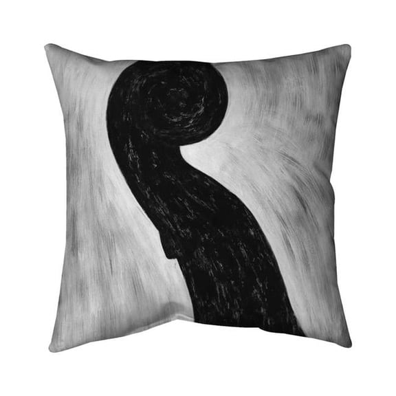 Begin Home Decor 5541-1818-MU25-1 18 x 18 in. Scroll Violin-Double Sided Print Indoor Pillow