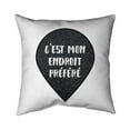 thumbnail image 1 of Begin Home Decor 5541-1818-QU20-1 18 x 18 in. Its My Favorite Spot-Double Sided Print Indoor Pillow, 1 of 1