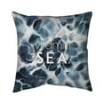 thumbnail image 1 of Begin Home Decor 5541-1818-QU23 18 x 18 in. Vitamin Sea-Double Sided Print Indoor Pillow, 1 of 1